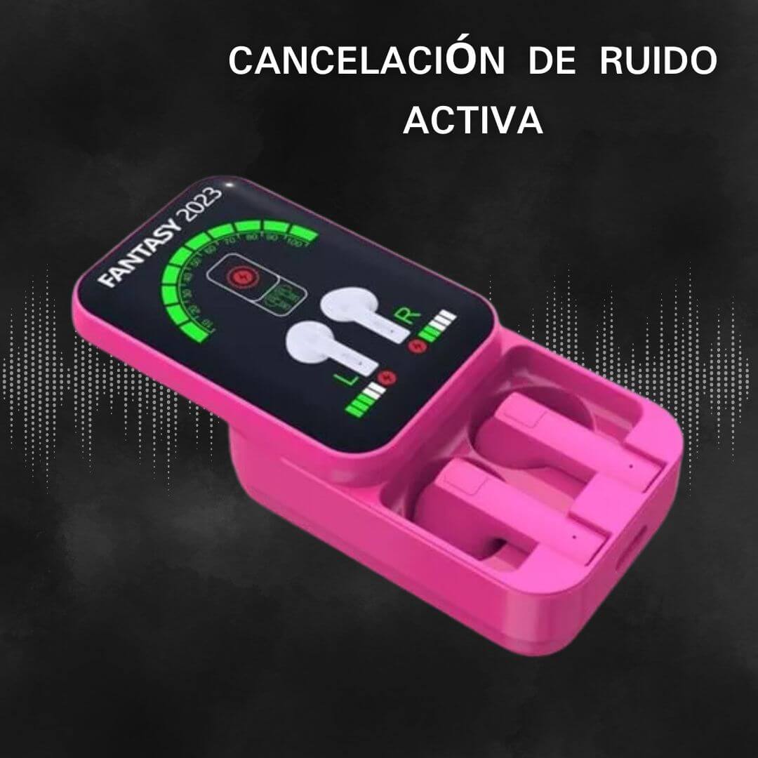 SoundAura®  Auriculares inalámbricos con Bluetooth y Pantalla