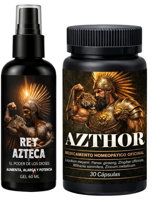 COMBO REY AZTECA + AZTHOR CAPSULAS